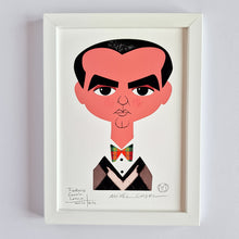 Cargar imagen en el visor de la galería, Ilustración "Federico García Lorca" de Mikel Casal