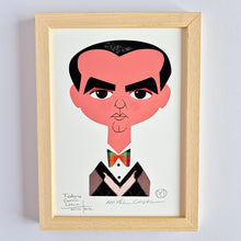 Cargar imagen en el visor de la galería, Ilustración "Federico García Lorca" de Mikel Casal