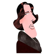 Cargar imagen en el visor de la galería, Ilustración "Oscar Wilde" de Mikel Casal