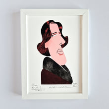 Cargar imagen en el visor de la galería, Ilustración "Oscar Wilde" de Mikel Casal