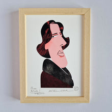 Cargar imagen en el visor de la galería, Ilustración "Oscar Wilde" de Mikel Casal