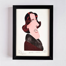 Cargar imagen en el visor de la galería, Ilustración "Oscar Wilde" de Mikel Casal