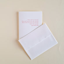 Cargar imagen en el visor de la galería, Tarjeta "There ain't no answer" - Gertrude Stein