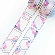 Cargar imagen en el visor de la galería, Washi tape Floral Labels
