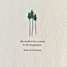 Cargar imagen en el visor de la galería, Libreta &quot;This world is but a canvas&quot;: Henry David Thoreau
