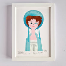 Cargar imagen en el visor de la galería, Ilustración &quot;Jane Austen&quot; de Mikel Casal
