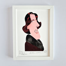 Cargar imagen en el visor de la galería, Ilustración &quot;Oscar Wilde&quot; de Mikel Casal
